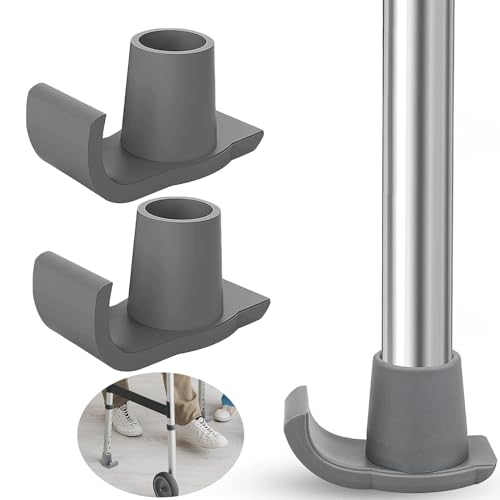Black Rubber Walker Glides Q66194