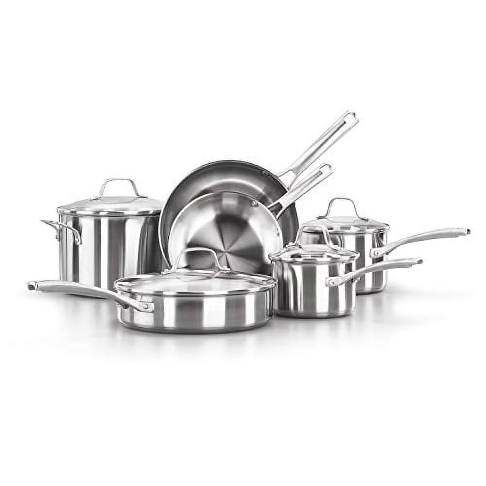 10-Piece Stainless Steel Cookware Set E413227