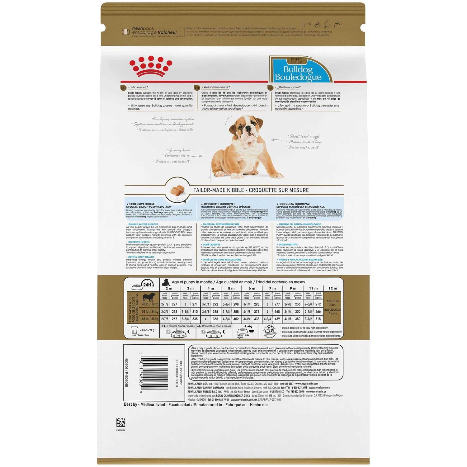 Bulldog Puppy Dry Dog Food W388646