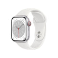 Silver Aluminum 41mm Apple Watch with White Sport Band P592