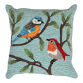 Frontporch Birds On Branches Indoor Outdoor Throw Pillow