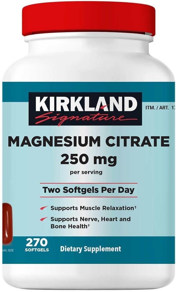 Magnesium Citrate 250mg 270 Softgels P313
