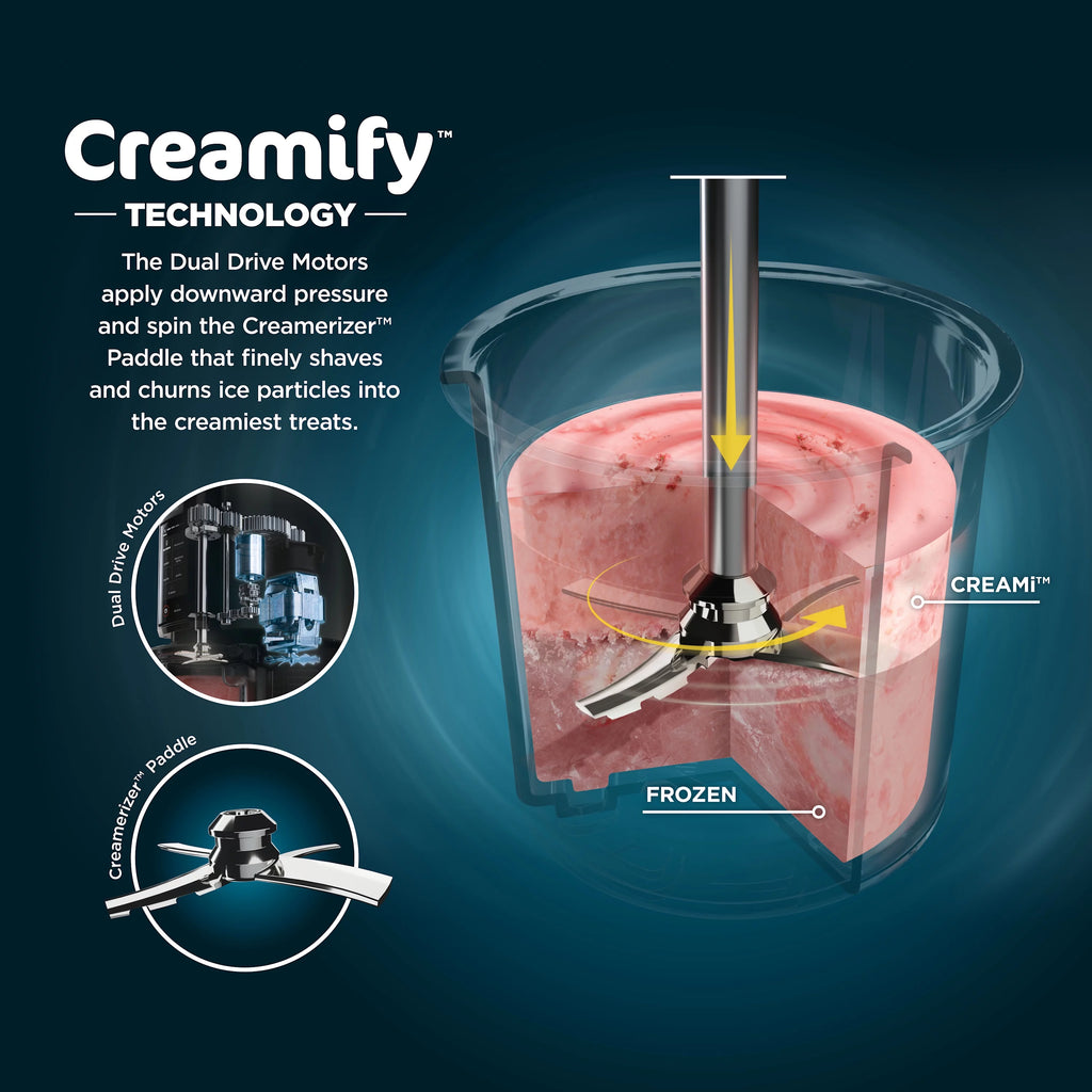 Silver Ice Cream Maker, 7 One-Touch Programs R265
