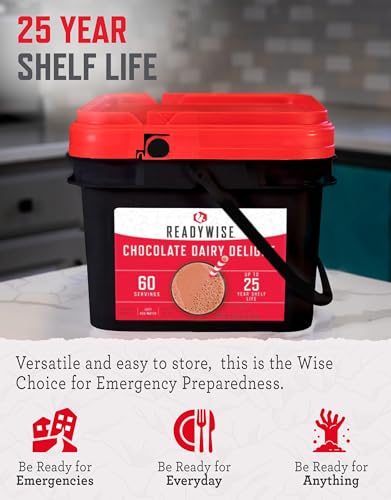 Whey Milk Alternative Bucket, 120 Servings, Freeze Dried Survival Drink R53442