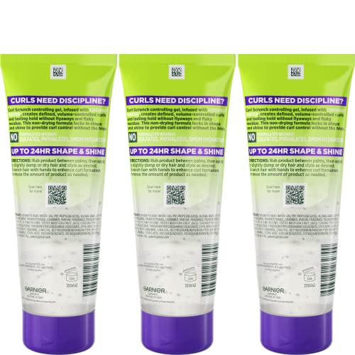Curl Scrunch Controlling Gel, 6.8 Fl Oz, 3 Count X7933