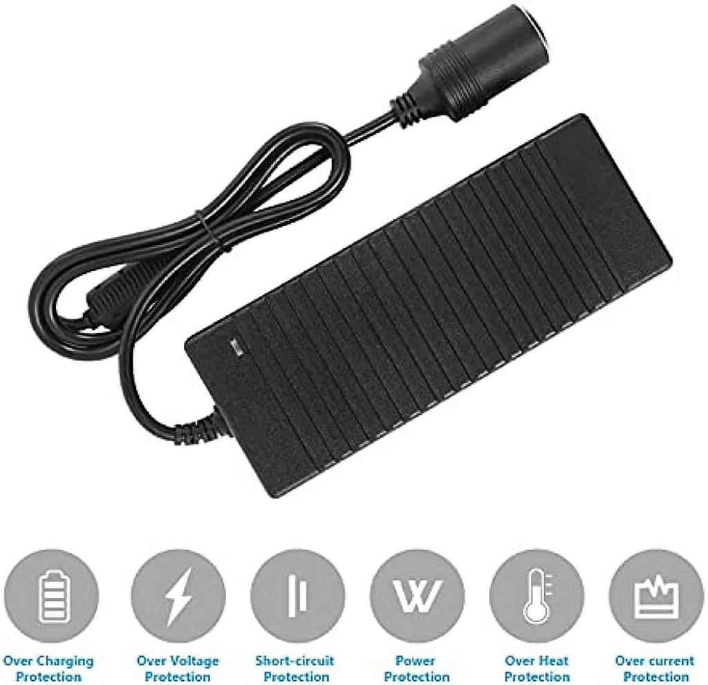 AC-DC Converter AC-100V/240V to DC-12V 10A 120W Car Cigarette Lighter Socket Power Adapter W127527
