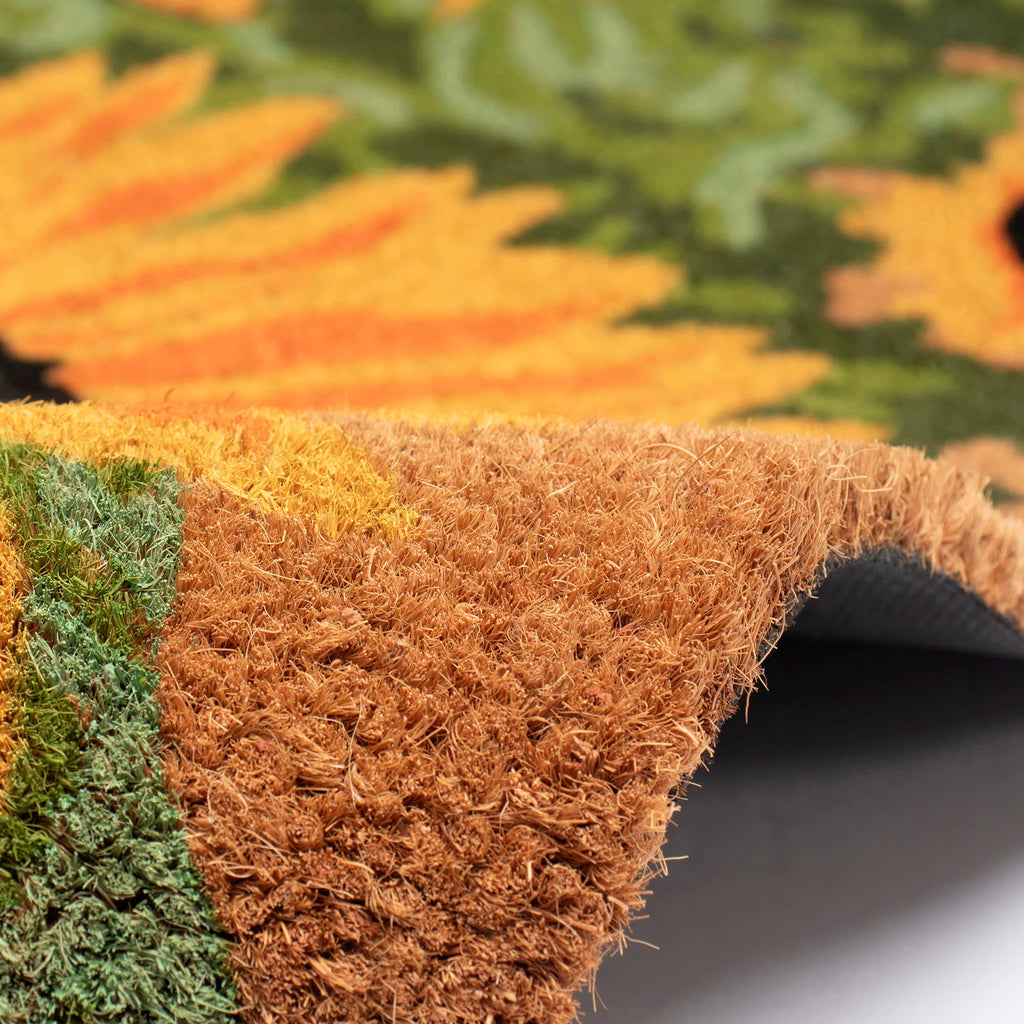 Natura Sunny Day Coir Doormat with Non-Slip Backing