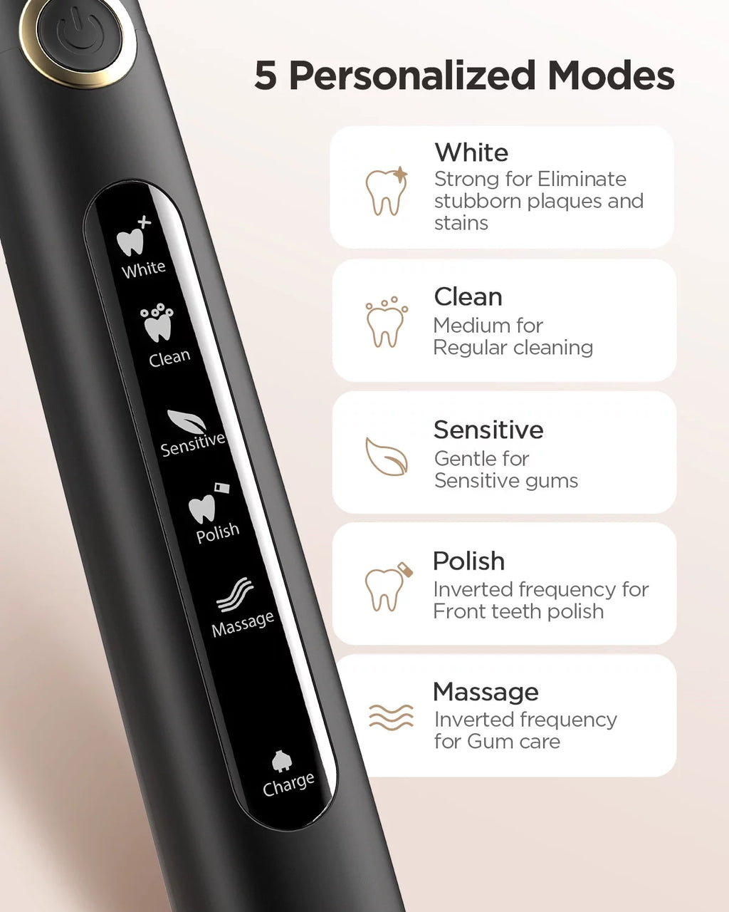 Black Rechargeable Electric Toothbrush G60638