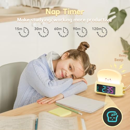 Kids Digital Alarm Clock with Night Light O733955