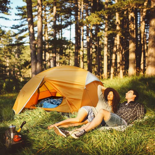 Lightweight Backpacking Tent for 2-3 Person, Waterproof Windproof Double Layer P613