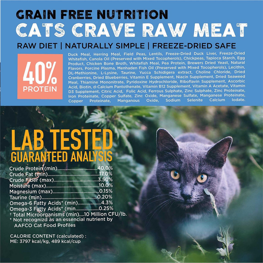 Raw Cat Kibble with Freeze-Dried Raw Whitefish C583