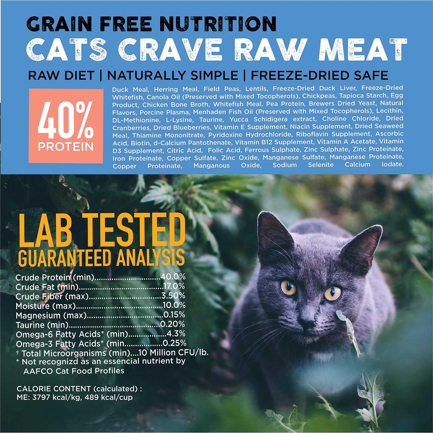 Raw Cat Kibble with Freeze-Dried Raw Whitefish C583