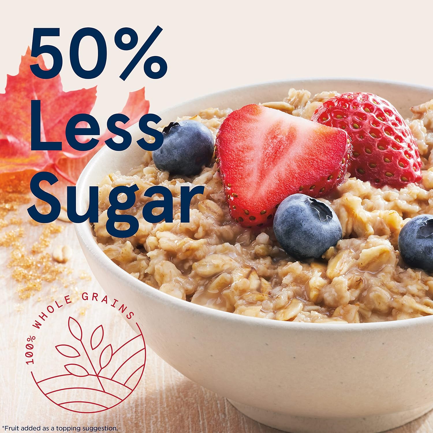 Maple Brown Sugar Instant Oatmeal, 1.19 oz Packets, 8 Count P161958