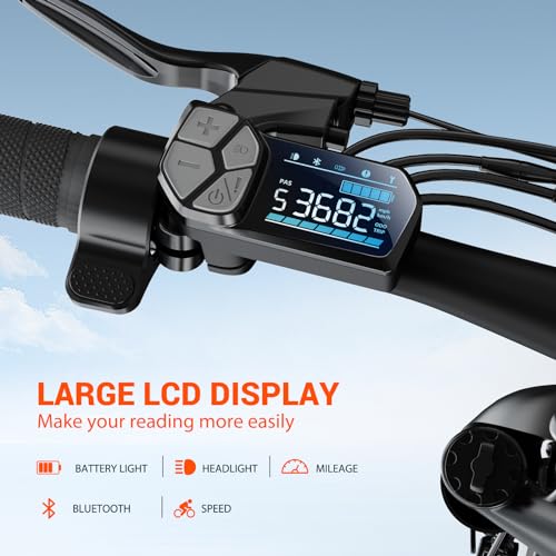 Folding Electric Bike with 20"x 4" Fat Tire Y398884