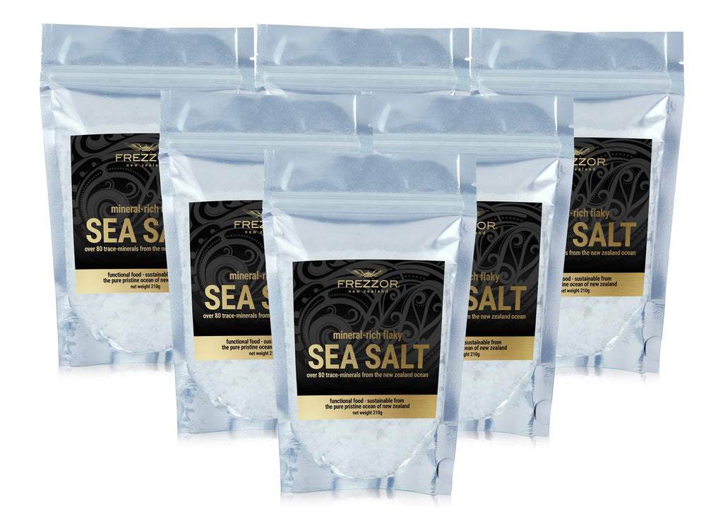6-Pack 44.4 Oz Mineral-Rich Flaky Sea Salt J444910