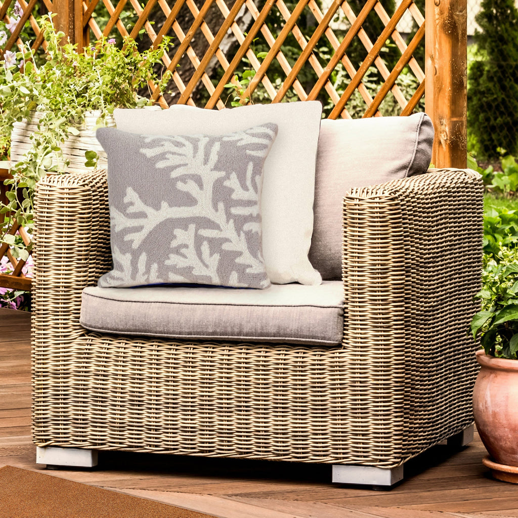 Frontporch Coral Indoor Outdoor Throw Pillow