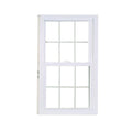 27.75 in. x 53.25 in. Double Hung White Vinyl Window with Grilles L582