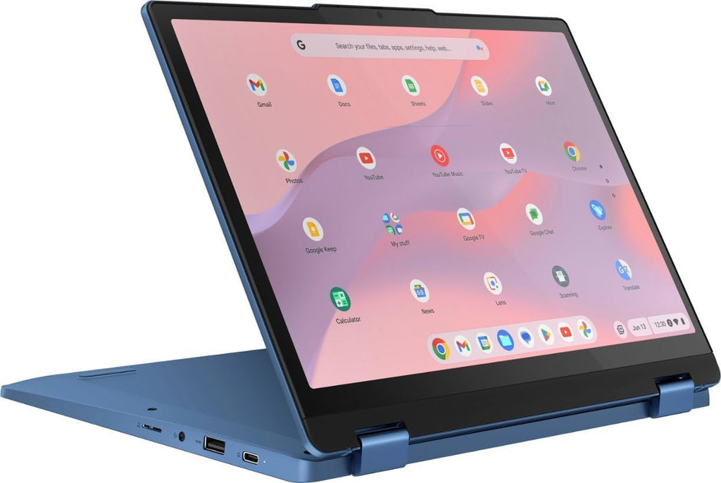 12.2" WUXGA Touch Screen Laptop, Intel Processor N100, 4GB Memory, 64GB eMMC Storage, Chrome OS, Abyss Blue Z250390