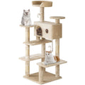 54in Cat Tree Tower with Cat Scratching Posts Stand House Cat Condo C4194