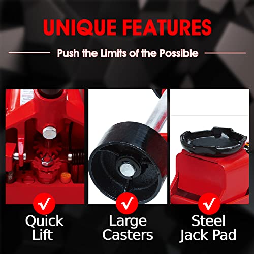 Hydraulic Floor Jack, 3.5 Ton (7,000 lb) Capacity S3639