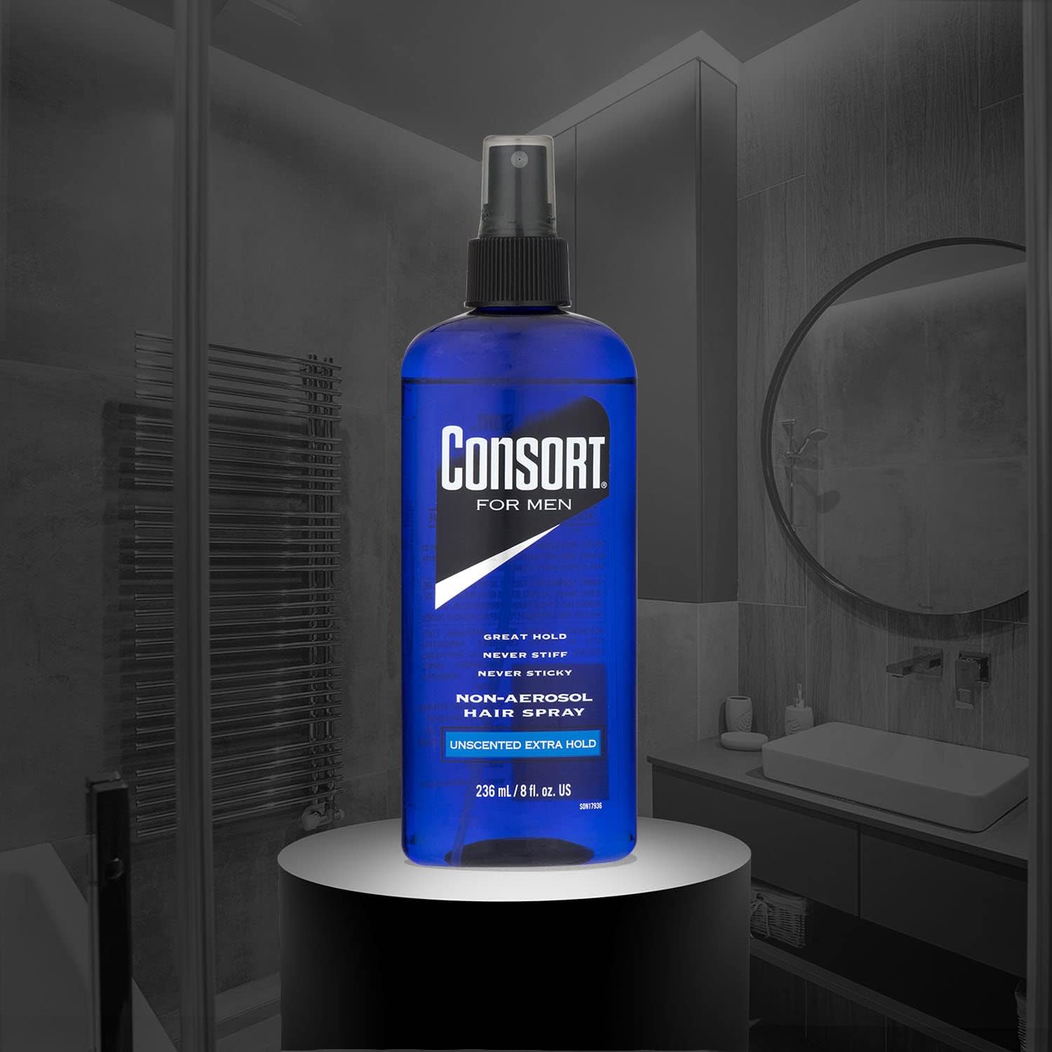 Unscented Hair Spray 8oz Pump 3 Pack U95507