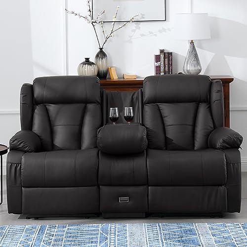 Manual Reclining Loveseat with Side Pockets K465744