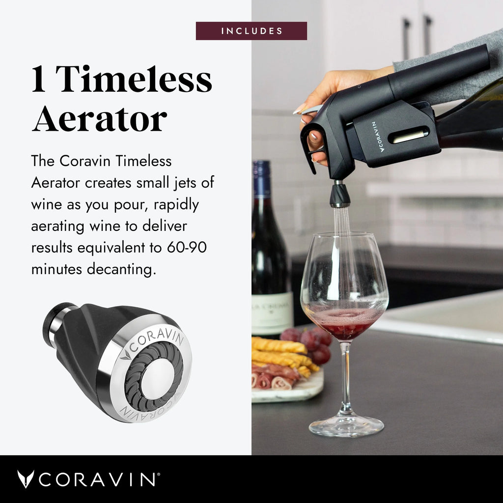 Burgundy Wine Preservation System with 3 Gas Capsules H5530