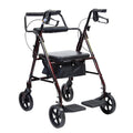 Red Frame 4 Wheel Rollator L85674