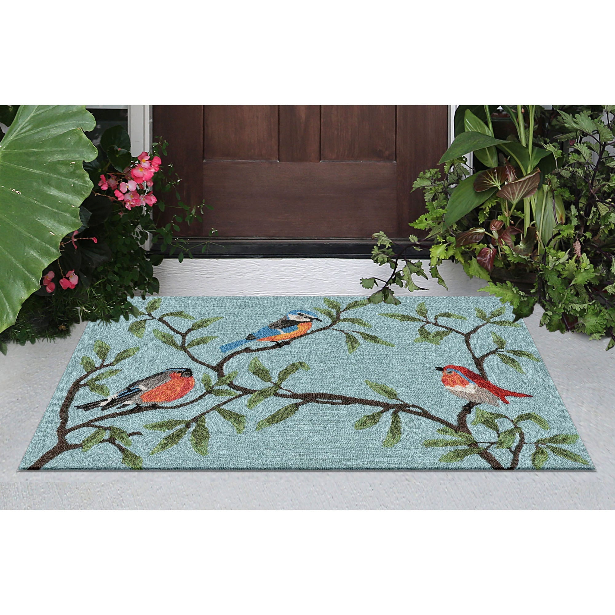Ravella Birds On Branches Indoor/Outdoor Area Rug