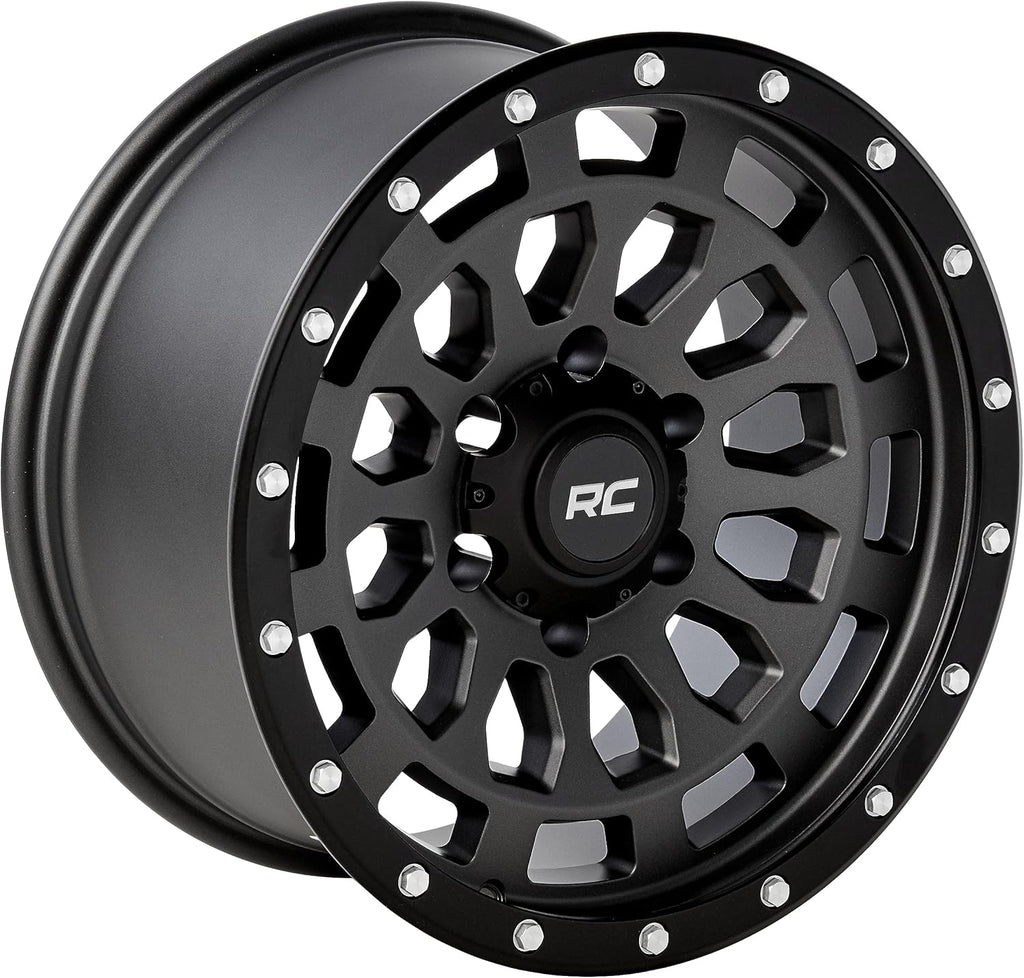 Gray Black 17x8.5 6x5.5 Wheel B130907