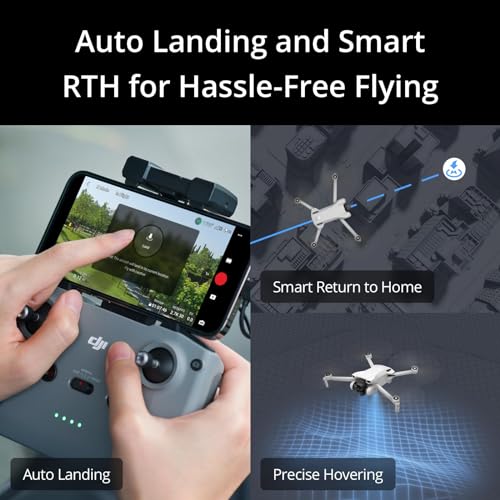 Lightweight Mini Camera Drone with 4K HDR Video, 3 Batteries N109419