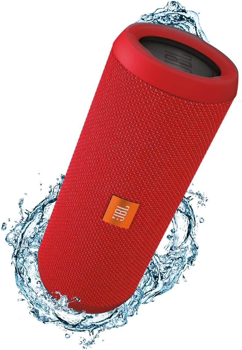 Red Splashproof Portable Bluetooth Speaker A2320