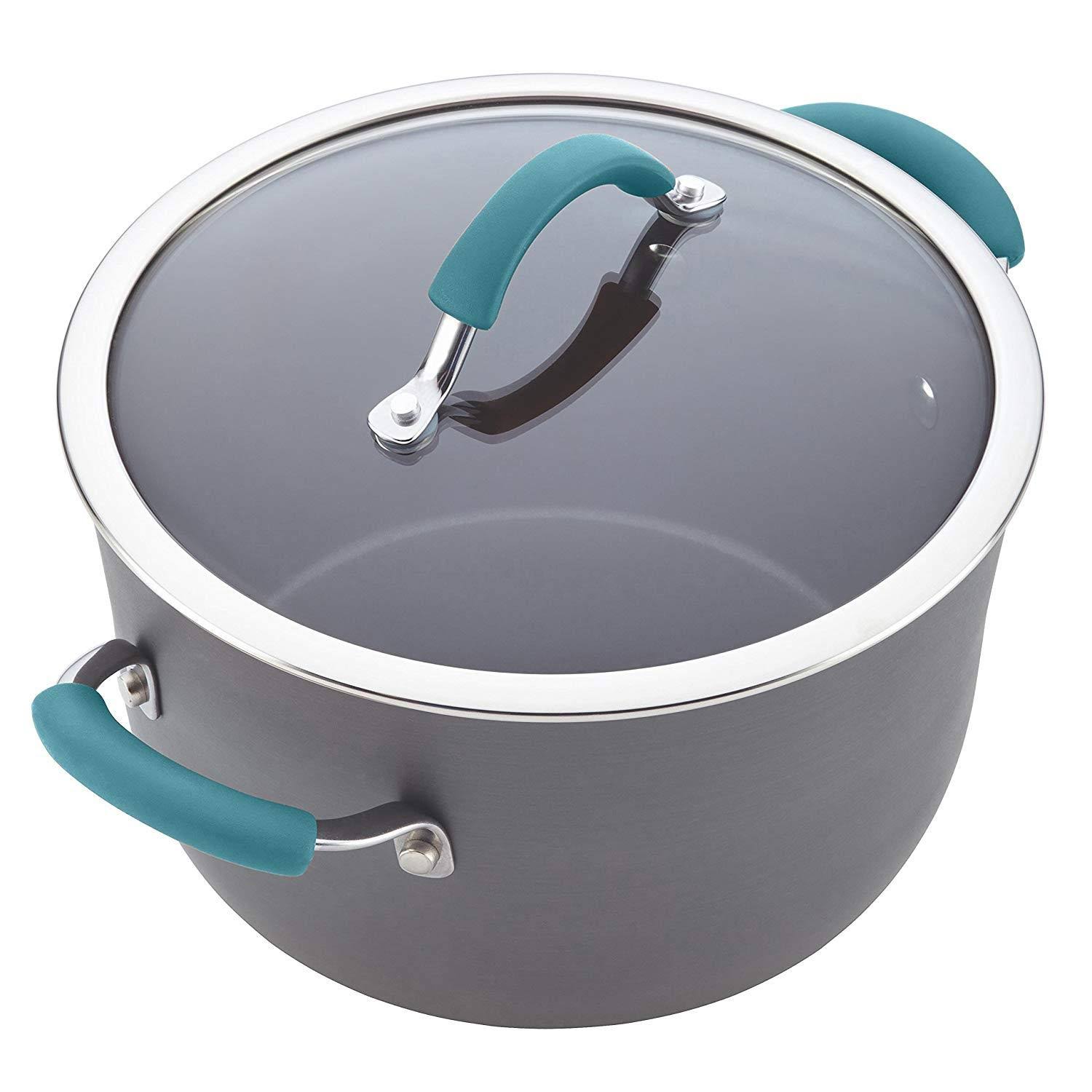 12-Piece Gray Cookware Set E1328