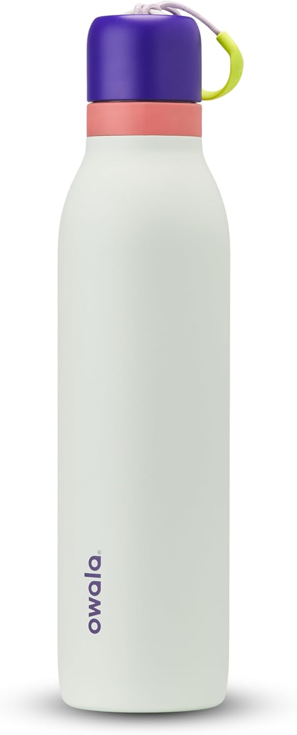 24oz 32oz Insulated Stainless Steel Water Bottles with Straw and Spout E46520