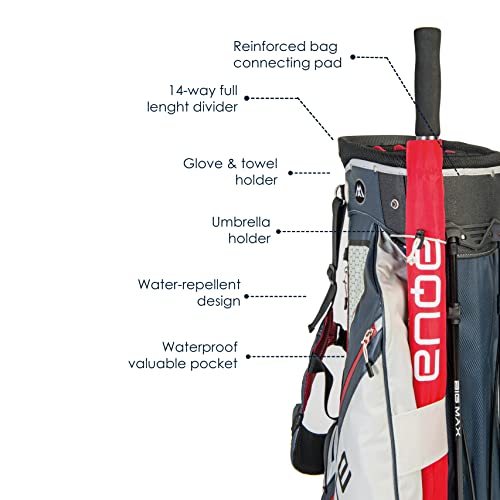 14-Way Divider Top Golf Stand Bag B4845