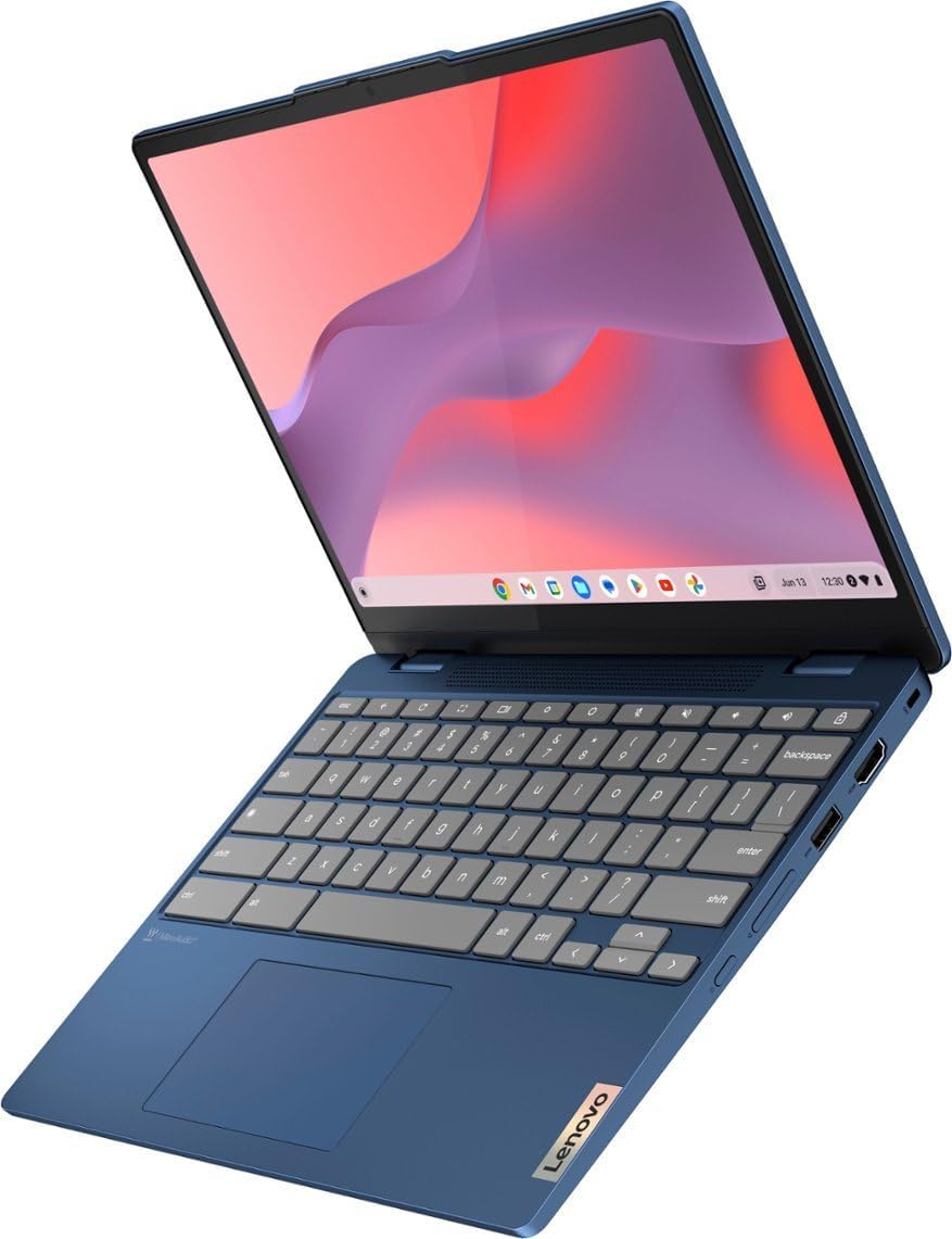 12.2" WUXGA Touch Screen Laptop, Intel Processor N100, 4GB Memory, 64GB eMMC Storage, Chrome OS, Abyss Blue Z250390