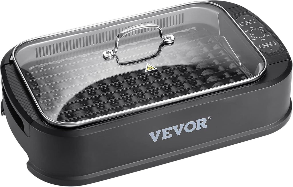 110 sq.in 1500W Electric Non-Stick Smokeless Indoor Grill Z108