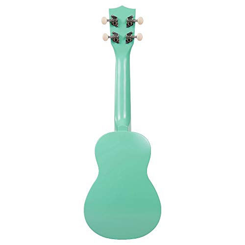 Surf Green Soprano Ukulele with Tuner and Polishing Cloth S55502
