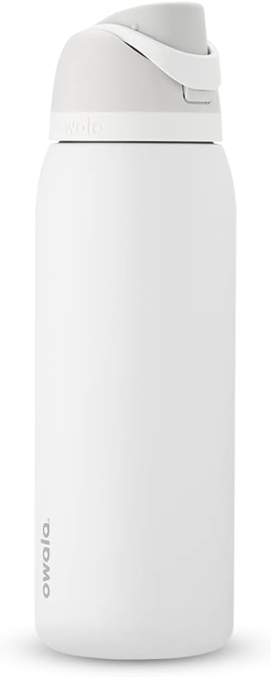 40-oz Insulated Stainless Steel Water Bottle with Straw Brush H289