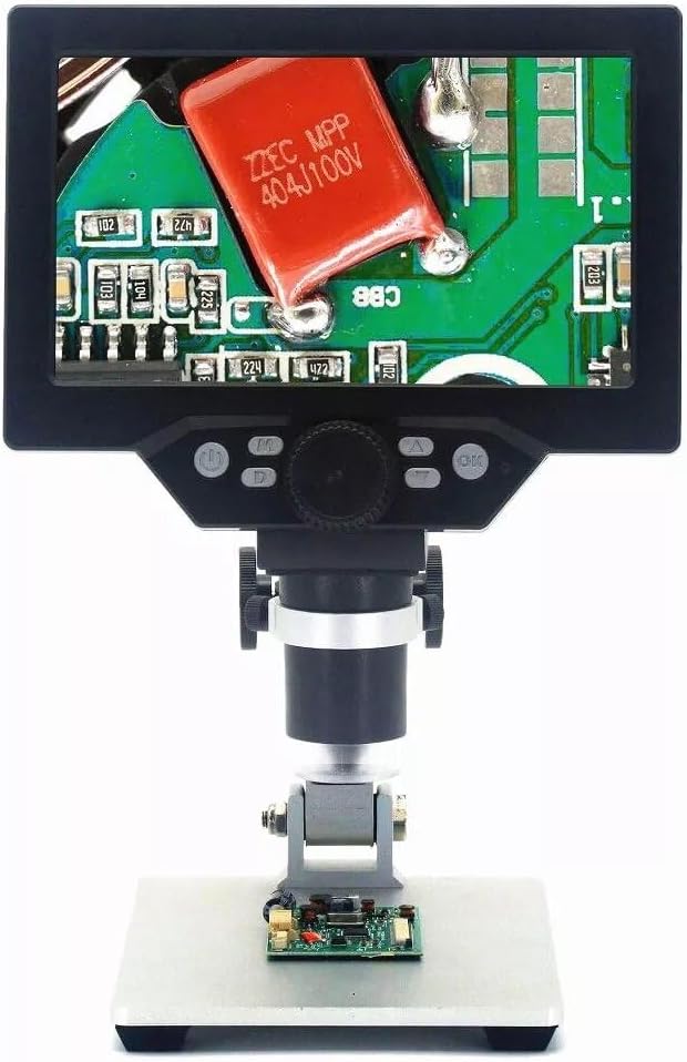 12MP 7 Inch LCD Digital Microscope with Aluminum Alloy Stand U740