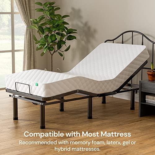Twin XL Adjustable Bed Frame with Wired Remote Y93183