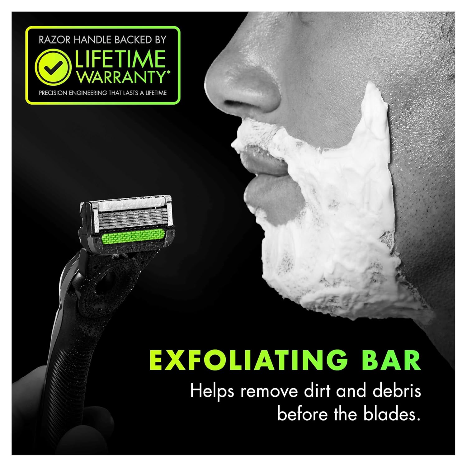 1 Handle 1 Razor Blade Refill Razor with Magnetic Stand V31478
