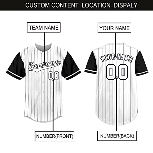 Black/Red Baseball Jersey X77498