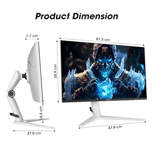 27” 240Hz QHD Mini-LED Gaming Monitor, White/Grey I146770