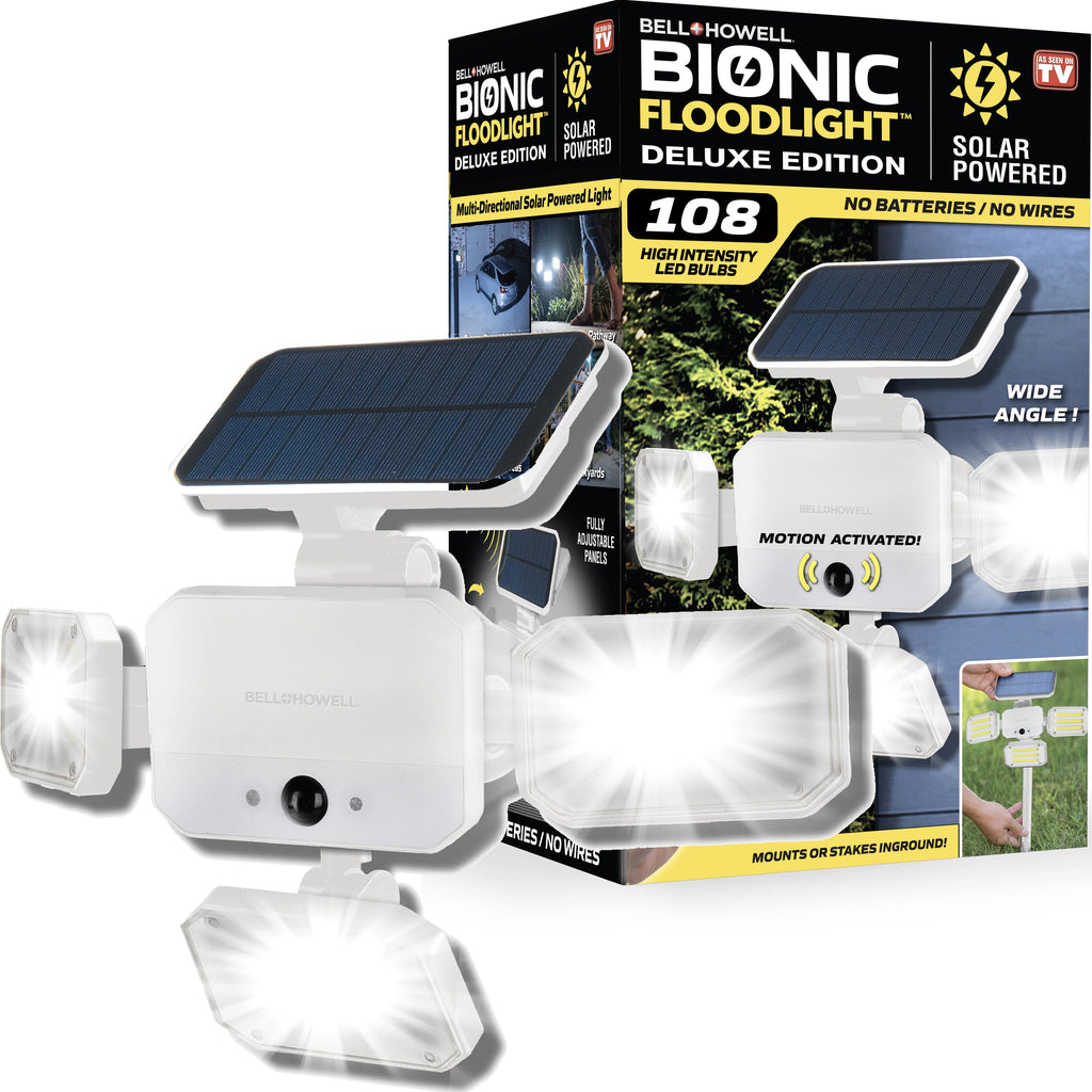 White Solar Floodlight H95627