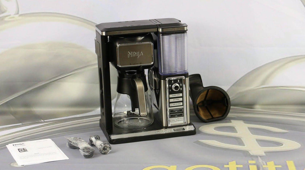 10-Cup Black Stainless Glass Carafe Coffee Brewer G1636