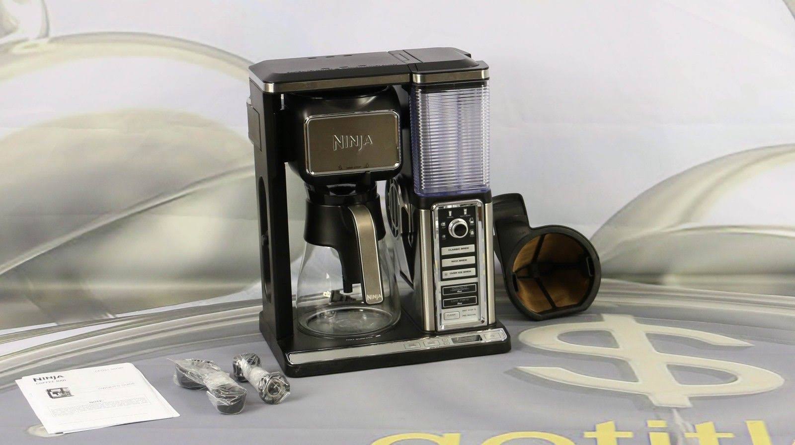 10-Cup Black Stainless Glass Carafe Coffee Brewer G1636