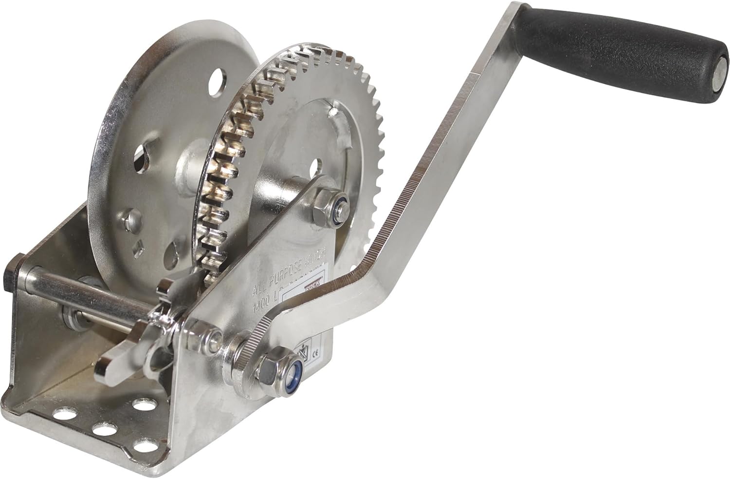 Single Speed Stainless Steel Hand Winch with Manual Brake K788193