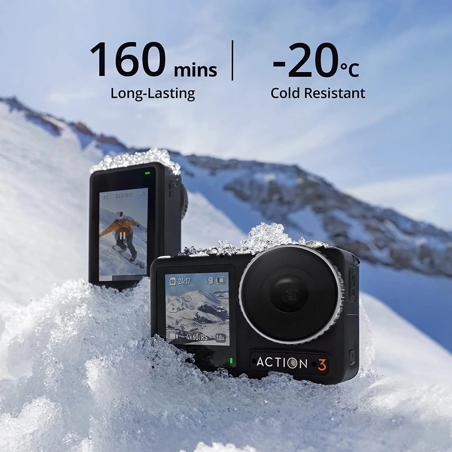 Action Camera with 64GB Accessory Bundle S1755