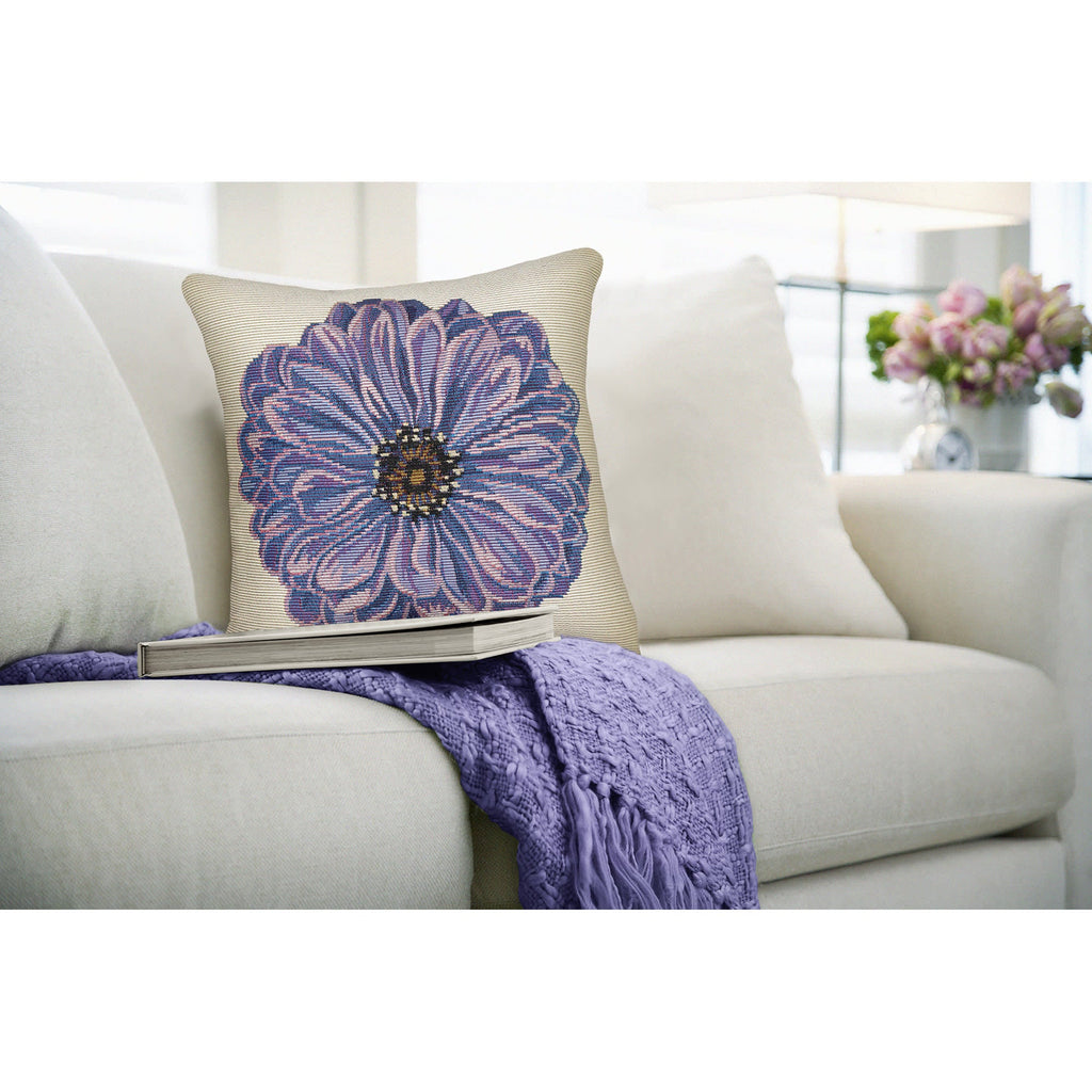 Marina Flower Indoor Outdoor Pillow